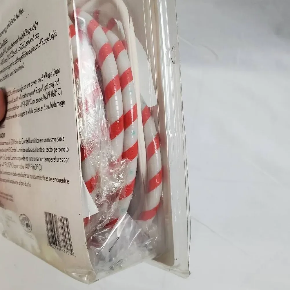 Hampton Bay 18FT Super Bright Rope Light Kit Red White Indoor Outdoor Holiday 41